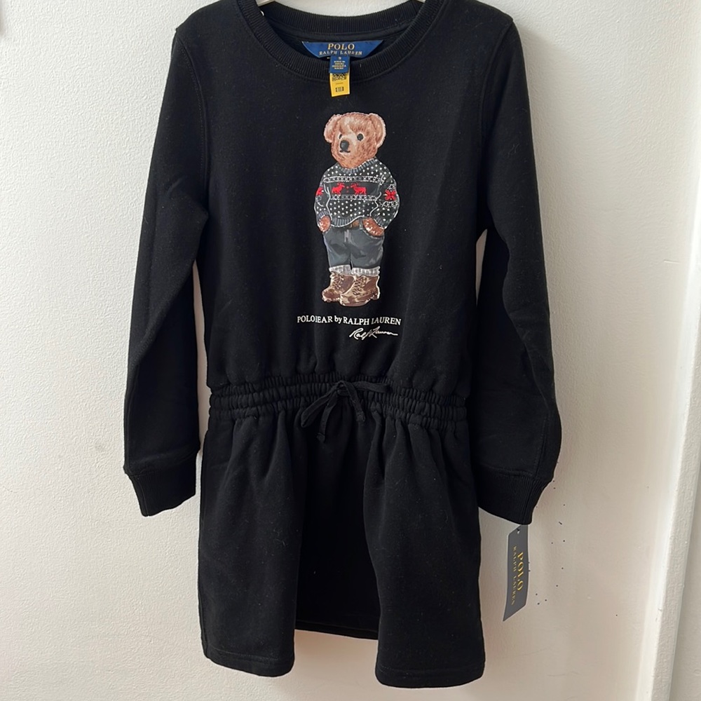 Ralph Lauren Polar Bear Fleece dress 5T